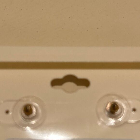 Lauren Conrad Gold Tone Twist Knot Stud Post Earrings Minimalist Everyday NWT - Picture 3 of 5